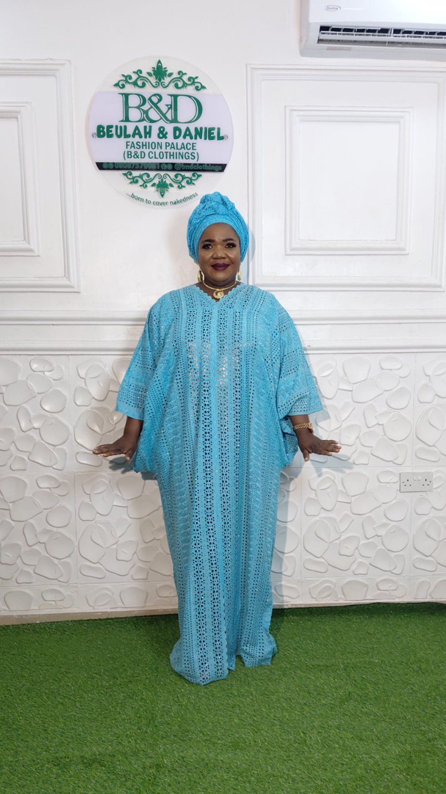 The Azure Radiance Kaftan - Bubu
